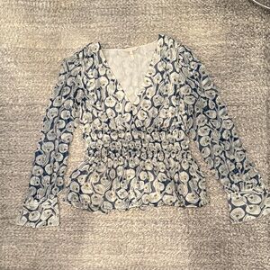 REBECCA TAYLOR - 100% Silk Blouse